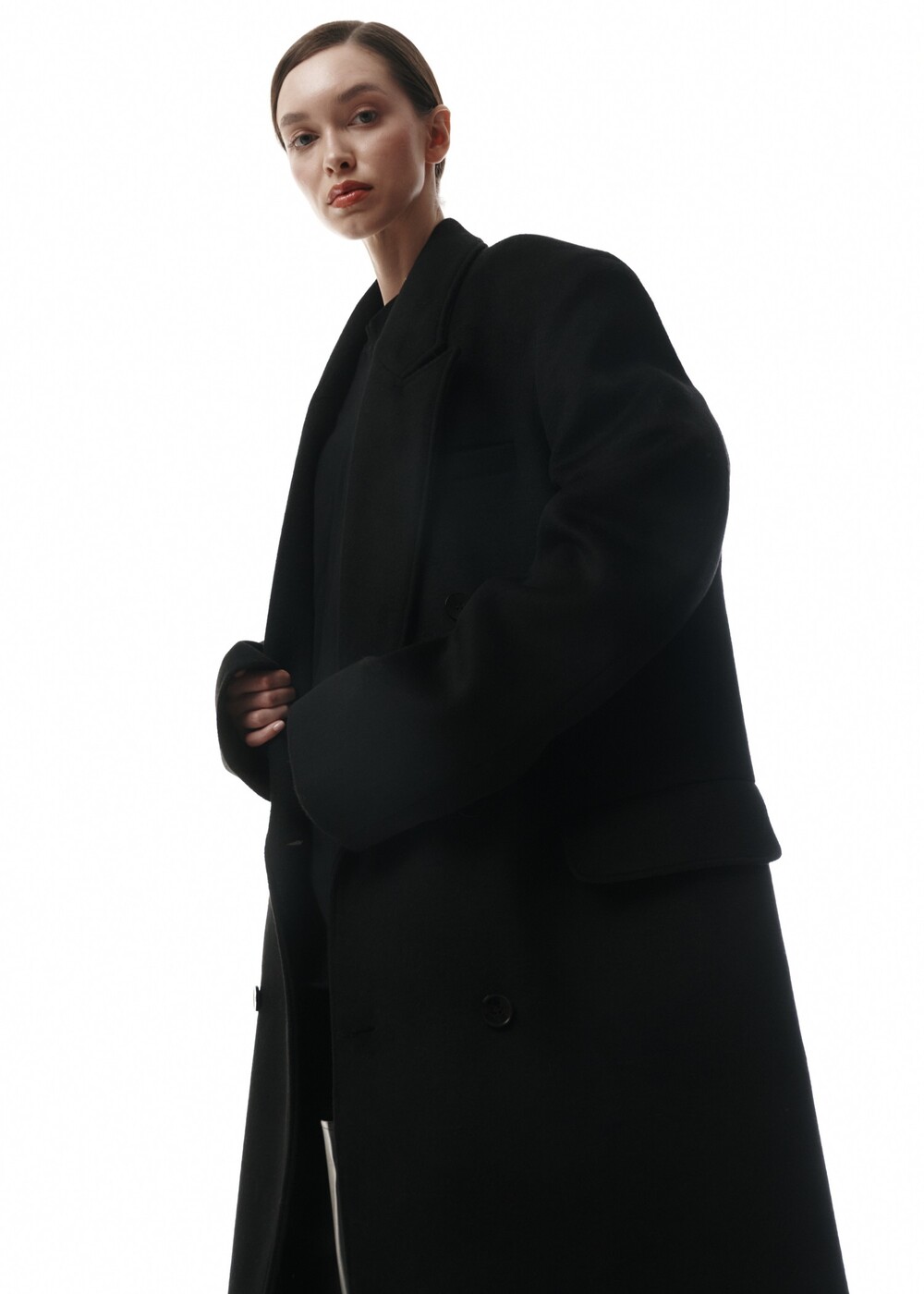 Grandfather's coat black